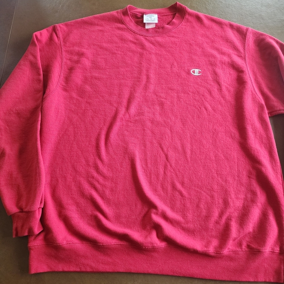 Champion Other - Champion Men's Red Crewneck Sweatshirt